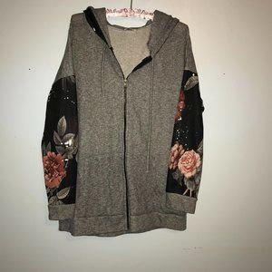 EGS Grey & Black Hoodie Jacket